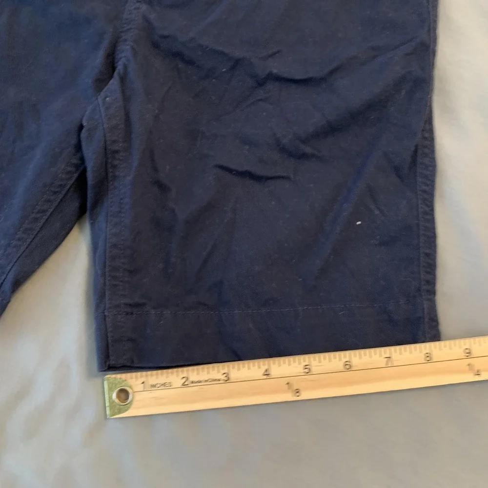 Gap Chino Shorts Boys 12 Blue Adjustable Waist Comfort‎ Stretch Twill Casual